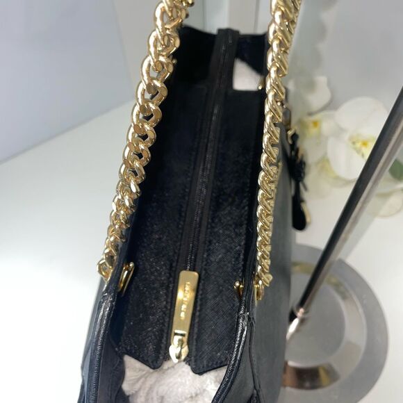 Michael Kors Black Jet Set Shoulder Bag - Picture 5 of 12